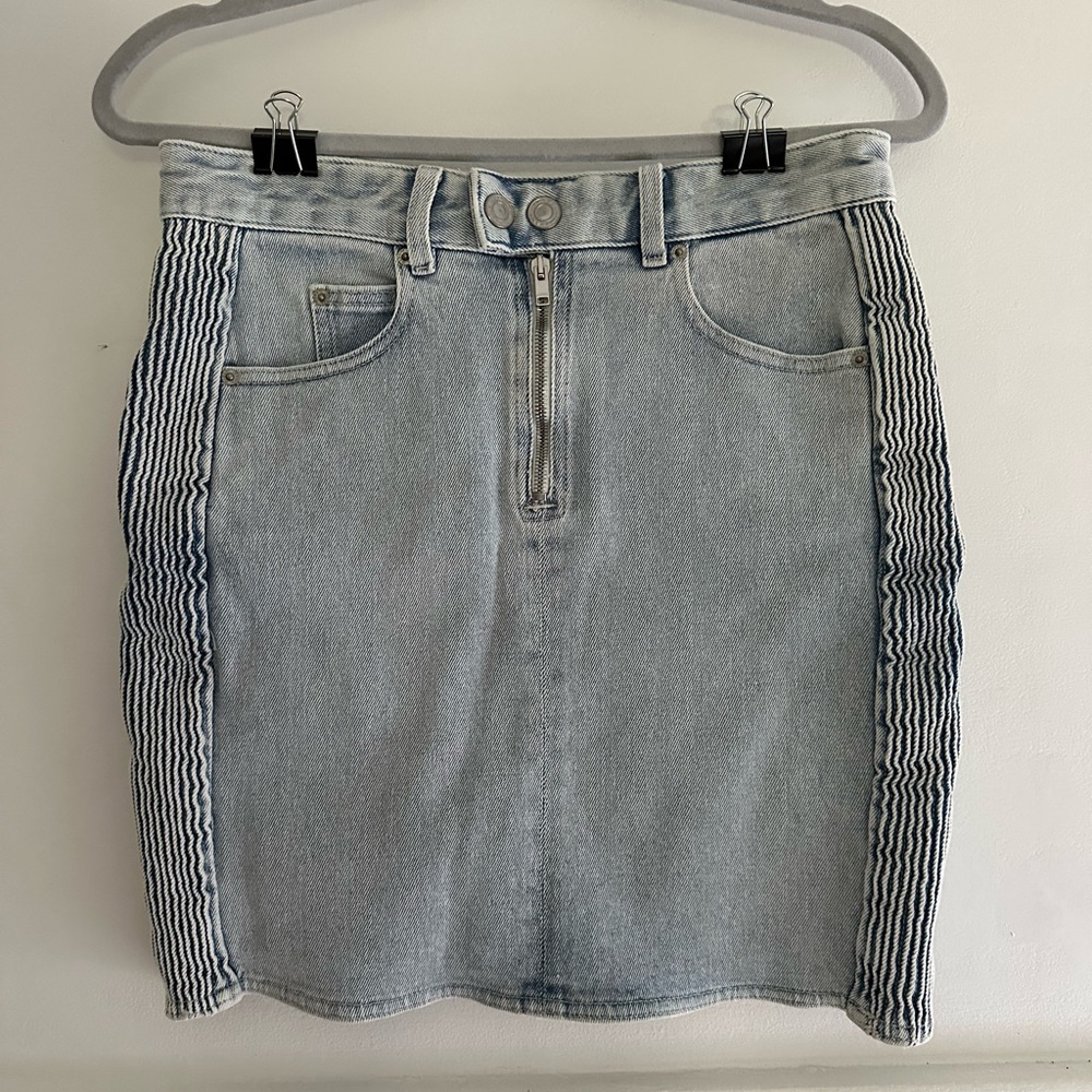 NWT Isabel Marant Light Blue Denim Pencil Skirt size 38 (6)